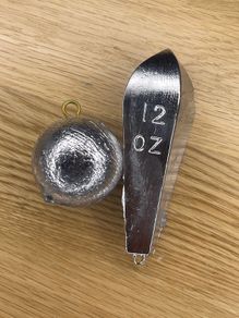 fishing weights 12 oz.