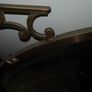 Extremely heavy brass and copper antique mirror Image 7