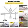 Dent Pull Lever Bar Kit Fit for Aluminum and Steel Dent Pulling with 6 Claw Hook 75cm Dent Remover Bar for Auto Body Dent Repair Image 5