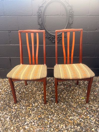 Mid Century Dining Chairs x 2