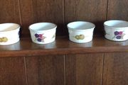Royal Worcester Evesham pattern ramekins X 4