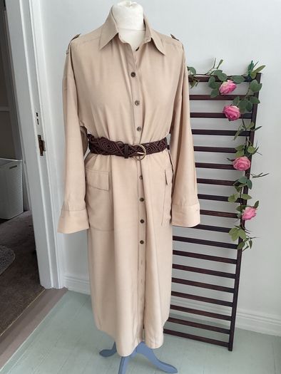 Beige utility style dress wanted brand size 12