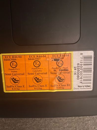 Maxi-Cosi Isofix base