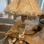 Shabby chic antique lamp Image 2