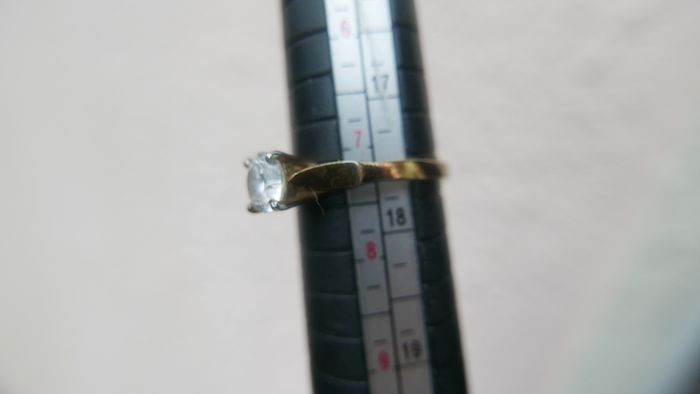 Vintage Sterling Silver 925 gold plated Ring 2,2g