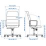 Swivel office chair | study chair Image 4