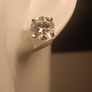 14 ct White Gold 3ct+3ct Lab Grown Diamond Studs Image 4