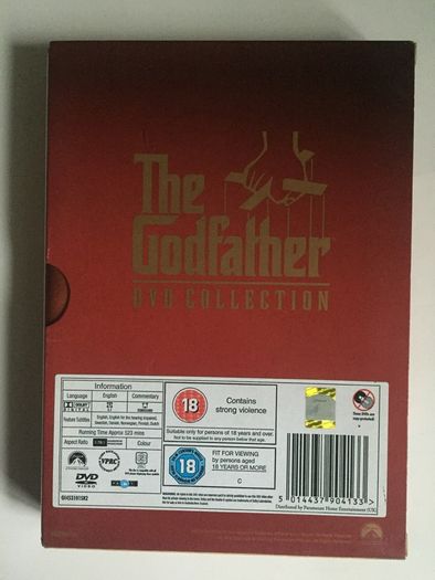 The Godfather Trilogy Collection (1972-1990) [3xMovie DVD] Academy Award Winner