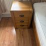 Solid Oak Bedroom Furniture (Double Bed, Mattress, Locker, Dressing table, Chest) Image 4