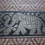 Vintage Golden Elephant Reed Placemats & Coasters Image 4