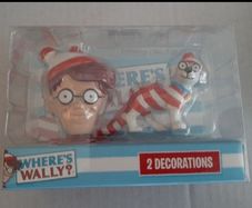 Where's Wallie decorations and new activitiy book and 2 new decorations
