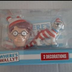 Where's Wallie decorations and new activitiy book and 2 new decorations