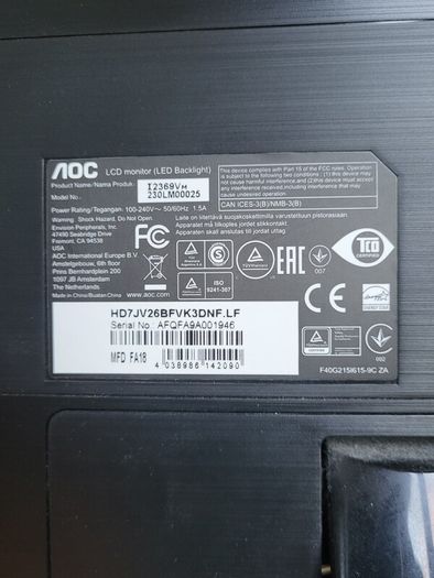 monitor 23 inch Aoc
