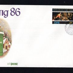 1986 Ireland Christmas Commemorative Stamps An Post First Day Cover (FDC)