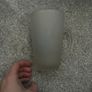 Vintage Eeyore Frosted Glass Mug Winnie the Pooh 1990s 2000s Collectible Image 2