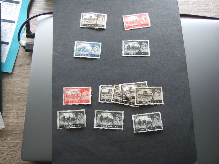 British Hi-value Stamps.