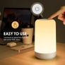 Rechargeable Lamp, RGB&10 Brightness Touch 1800mah Cordless & Rechargeable for Bedroom & Touch Lamps Portable Lamp for Bedroom,Night Light Kids Night Light Baby, Adult Gifts Image 7