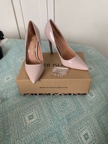 River Island Pink patent heels