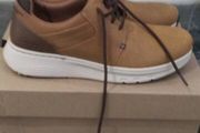 clarks mens runners tan leather size 8.5