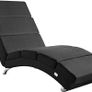 Relaxing Lounger London Living Room Ergonomic 186 x 55 cm Modern Recliner Chair Image 3