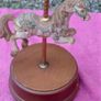 Vintage Music Horse Carousel, leg missing Image 2