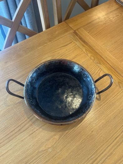 Antique French Copper Pans/Preserve Pans