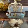 Vintage Brass Holy Water Font Wall Hanging Religious Home Decor Image 7