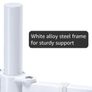 Dual Monitor Arm Desk Mount, Adjustable for 13/27 Inch  Screens, VESA 75x75/100x100, Full Motion Tilt, 360 Rotation, Height Adjustable, Max 10kg per Arm, Easy Install, White Image 4