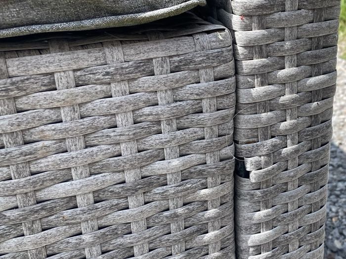 L shaped garden sofa