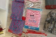 Dog Clothes, Dog Colorful Stripe Pajamas Soft Cotton Jumpsuit Bulldog Onesies Costume for Puppy XL stuff