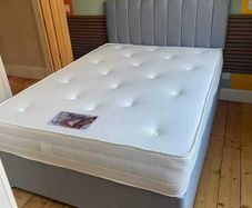Standard Double Bed Mattress and headboard
