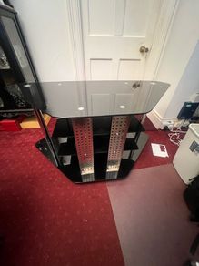 black tv stand