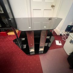 black tv stand