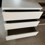 Ikea white 3 drawer chest Image 3