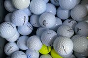 50 used mixed brand golf balls