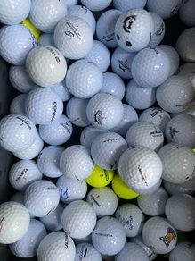 50 used mixed brand golf balls
