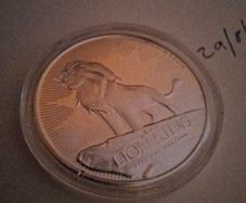 LION King Silver coin