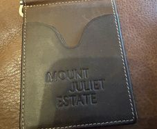 Mount Juliet estate real leather wallet