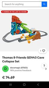 thomas & friends cave collapse
