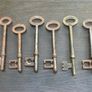 1 Large Medium Small Irish Antique Vintage Iron HAUNTED Skeleton Key Antique & Cursed Paranormal Activity Attached Image 2