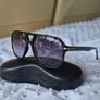 Carrera Unisex Sunglasses 302/S Black White/Grey Shaded 59/15/145 Image 2