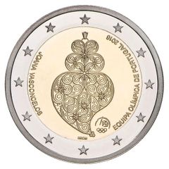 Portugal 2 Euro Commemorative Coin 2016 - Rio. UNCIRCULATED