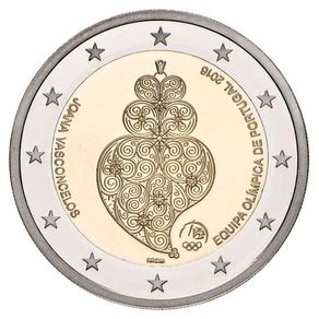 Portugal 2 Euro Commemorative Coin 2016 - Rio. UNCIRCULATED