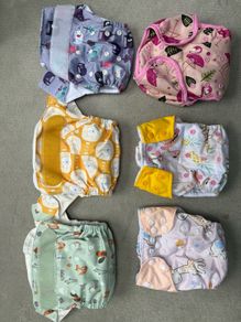 Reusable Cloth Nappies 6 Pocket Nappies Inserts
