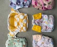 Reusable Cloth Nappies 6 Pocket Nappies Inserts