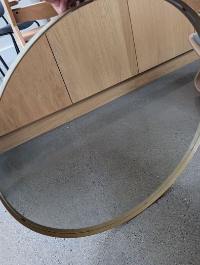 Round Metal Mirror