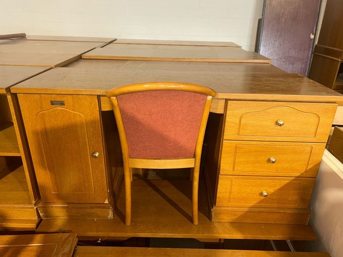 Hotel hardwood dressing table and study office desk and chair x40