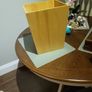Waste paper basket wooden Image 4