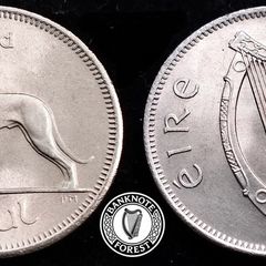 [#2404] - Ireland 1964 | Irish 6p | 6 Pence | Wolfhound | KM.13a | MS