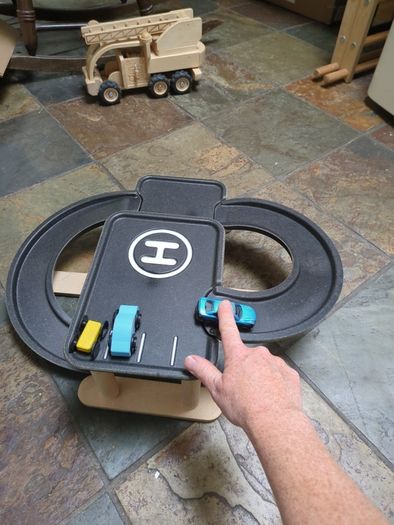 Plan Toys Race n Play parking garage